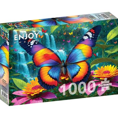 Enjoy Puzzle - Schmetterling im Wald - 1000 sztuk - krajobraz leśny - Puzzle Enjoy Puzzle - Schmetterling im Wald - 1000 sztuk - krajobraz leśny - Puzzle