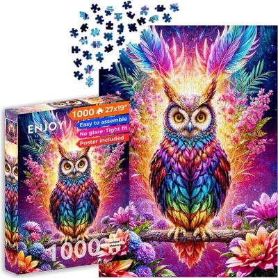 Enjoy Puzzle Eule - Mehrfarbig - Puzzle Enjoy Puzzle Eule - Mehrfarbig - Puzzle