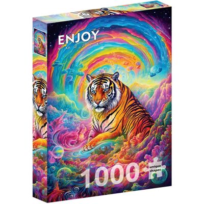 Enjoy Puzzle Scena Tygrysów - 1000 Elementów Enjoy Puzzle Scena Tygrysów - 1000 Elementów