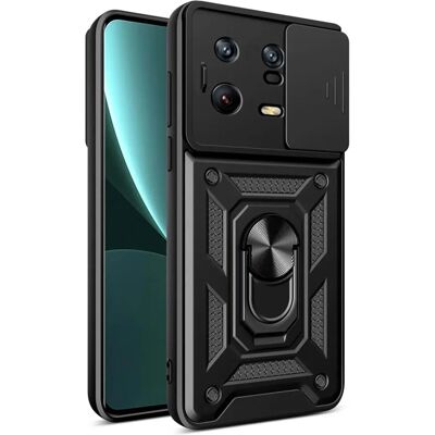 Coque Techsuit Xiaomi 13 Pro - Série CamShield - Noir - Publicité Coque Techsuit Xiaomi 13 Pro - Série CamShield - Noir - Publicité