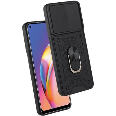 Oppo Telefon pouzdro A94 4G / Reno5 Lite - Série CamShield - Černé Oppo Telefon pouzdro A94 4G / Reno5 Lite - Série CamShield - Černé