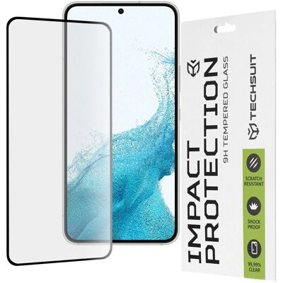 Samsung Galaxy S22 S23 Techsuit 111D Verre Full Cover - Noir - Publicité Samsung Galaxy S22 S23 Techsuit 111D Verre Full Cover - Noir - Publicité