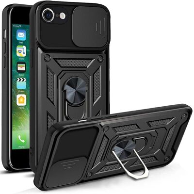 Techsuit CamShield iPhone 7 / 8 / SE / SE 2020 / SE 2022 Černý - Kryt Techsuit CamShield iPhone 7 / 8 / SE / SE 2020 / SE 2022 Černý - Kryt