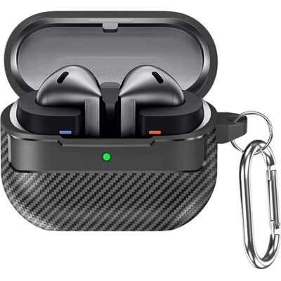 Techsuit Galaxy Buds CarbonFiber - Kopfhörertasche & Schutz - Schwarz Techsuit Galaxy Buds CarbonFiber - Kopfhörertasche & Schutz - Schwarz