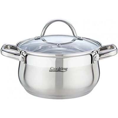 Heinner - HR-MSF-047 - Acier inoxydable - 4.7 L - Casserole - Publicité Heinner - HR-MSF-047 - Acier inoxydable - 4.7 L - Casserole - Publicité