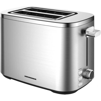 Heinner HTP-800SS Toaster - 2 Scheiben, 800 W, Silber Heinner HTP-800SS Toaster - 2 Scheiben, 800 W, Silber