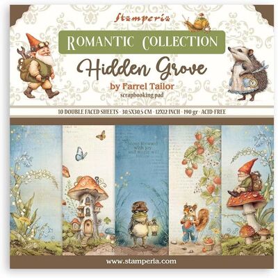 Stamperia Bosque Bloc de Scrapbook - Bloc de Scrapbook Stamperia Bosque Bloc de Scrapbook - Bloc de Scrapbook