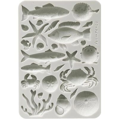 Stamperia Silikonform A5 Silent Sea - Shells & Fish Stamperia Silikonform A5 Silent Sea - Shells & Fish
