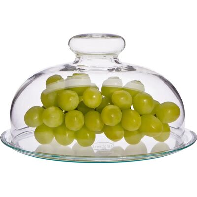 Trendglas Quesera de cristal - 10,5x20cm Trendglas Quesera de cristal - 10,5x20cm