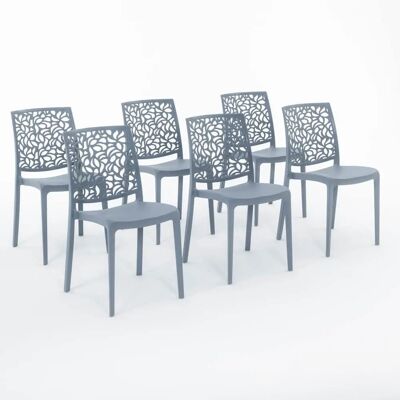 Sillas apilables de resina y fibra de vidrio para interior y exterior - silla Sillas apilables de resina y fibra de vidrio para interior y exterior - silla