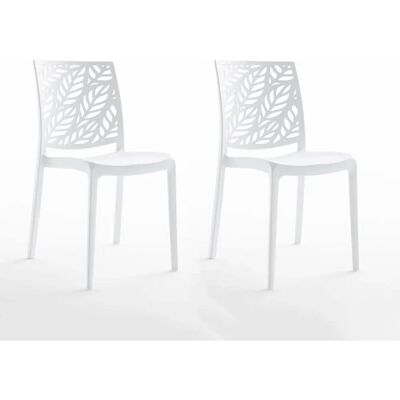 Dafne - Dafne - Blanc - Polypropylène renforcé - Chaises - Publicité Dafne - Dafne - Blanc - Polypropylène renforcé - Chaises - Publicité