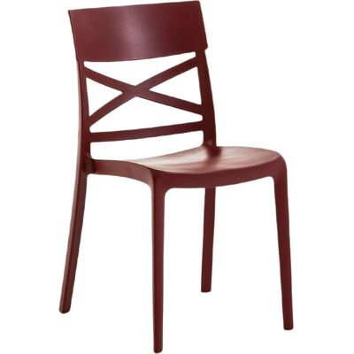 Martina - Lot de 4 Chaises Empilables en Polypropylène Renforcé - Intérieur/Extérieur - Publicité Martina - Lot de 4 Chaises Empilables en Polypropylène Renforcé - Intérieur/Extérieur - Publicité
