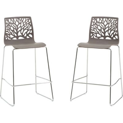 Rattatan Flora XL - Gris Turtledove - 65 cm stool Rattatan Flora XL - Gris Turtledove - 65 cm stool