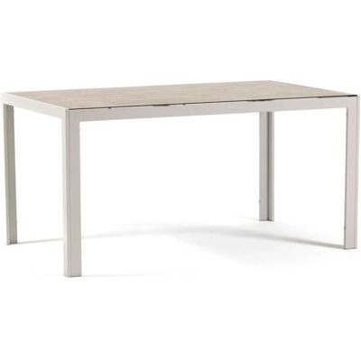 Milo - Rectangular Milo - Aluminio - Vidrio Decorado - Table Milo - Rectangular Milo - Aluminio - Vidrio Decorado - Table