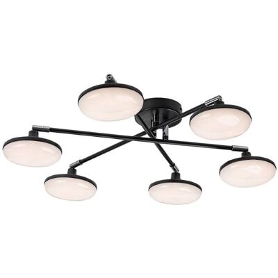 Lampada da soffitto LED Rabalux Madi - 24W, Nero e Bianco Lampada da soffitto LED Rabalux Madi - 24W, Nero e Bianco