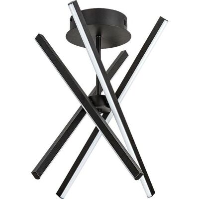 Rabalux 98071270 Lampada da Soffitto LED - 30W, 1200lm, 4000K, Nero & Bianco Rabalux 98071270 Lampada da Soffitto LED - 30W, 1200lm, 4000K, Nero & Bianco