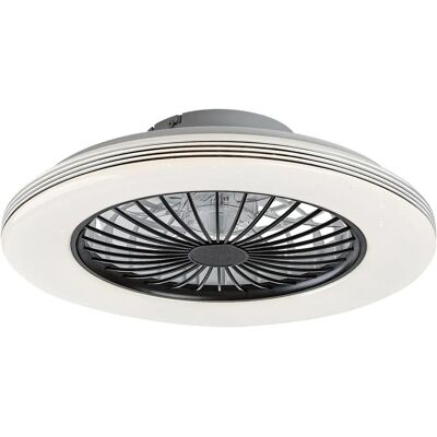 RABALUX Dalfon2 sufitowa lampa z wentylatorem - LED 48W/3100lm, Regulowana, Pilot zdalnego sterowania, Efekt gwiazdy RABALUX Dalfon2 sufitowa lampa z wentylatorem - LED 48W/3100lm, Regulowana, Pilot zdalnego sterowania, Efekt gwiazdy