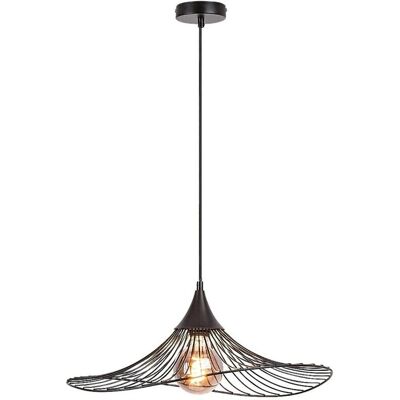 RABALUX Lampada da Soffitto Nera Opaca - Luce Interna E27 60W RABALUX Lampada da Soffitto Nera Opaca - Luce Interna E27 60W