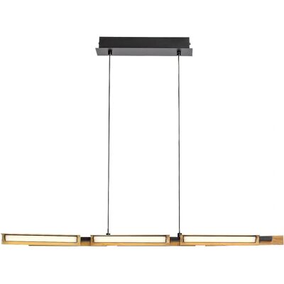 Lampada a sospensione Rabalux Remiel - LED, Nero, Bianco, Legno - Interno Lampada a sospensione Rabalux Remiel - LED, Nero, Bianco, Legno - Interno