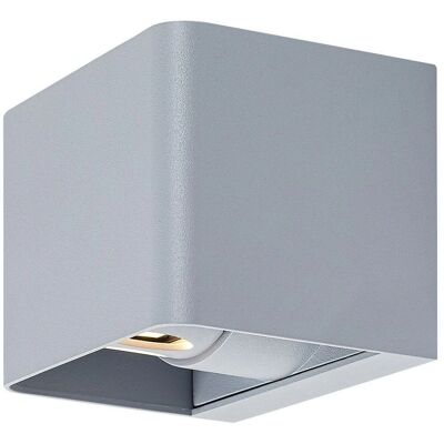 Rabalux - Hallstatt - Grigio - 10W 3000K LED - Lampada da parete Rabalux - Hallstatt - Grigio - 10W 3000K LED - Lampada da parete