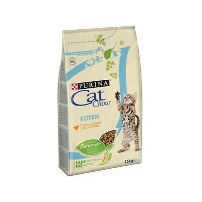 Purina Cat Chow Kitten Frango - Ração seca para gatos 1,5kg Purina Cat Chow Kitten Frango - Ração seca para gatos 1,5kg