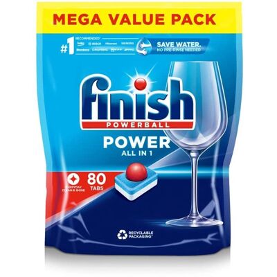 Finish Max Tablety do myčky - Účinné čištění 10 v 1 Finish Max Tablety do myčky - Účinné čištění 10 v 1