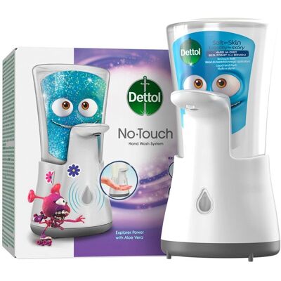 Dettol No Touch Kids Soap Dispenser - 250ml Aloe Vera - Hygiene Dettol No Touch Kids Soap Dispenser - 250ml Aloe Vera - Hygiene