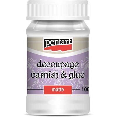 Decoupage ragasztó és lakk - 100 ml Matt Decoupage ragasztó és lakk - 100 ml Matt