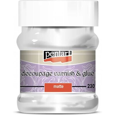 Pentart Decoupage ragasztó és lakk - 230ml - Matt Pentart Decoupage ragasztó és lakk - 230ml - Matt