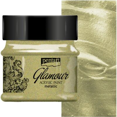 Pentart Glamour Fémes Akrilfesték - Antik Arany - Akrilfesték Pentart Glamour Fémes Akrilfesték - Antik Arany - Akrilfesték