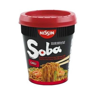 Nissin 10027068 Soba chili - nouilles - Publicité Nissin 10027068 Soba chili - nouilles - Publicité