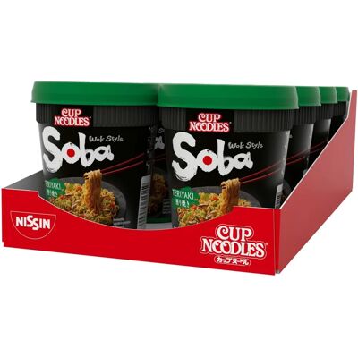 Nissin Soba Teriyaki Becher - Nudeln Nissin Soba Teriyaki Becher - Nudeln