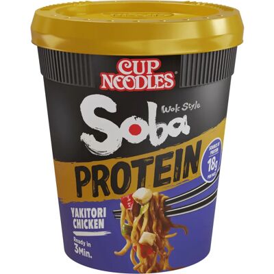 Nissin - Cup Protein Yakitori Chicken - Yakitori Chicken - Cup - Välit ramen nuudeli Nissin - Cup Protein Yakitori Chicken - Yakitori Chicken - Cup - Välit ramen nuudeli