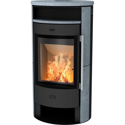 FIREPLACE Durango Speckstein - Naturstein, 6,5 kW, Oval - Kaminofen FIREPLACE Durango Speckstein - Naturstein, 6,5 kW, Oval - Kaminofen