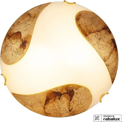 Rabalux Modello 1941 - Lampada da Soffitto Moderna Bianco Oro Rabalux Modello 1941 - Lampada da Soffitto Moderna Bianco Oro