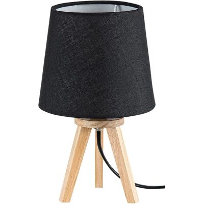Lampa stołowa Lychee - E14 Max 25W, 23cm, Czarna Lampa stołowa Lychee - E14 Max 25W, 23cm, Czarna