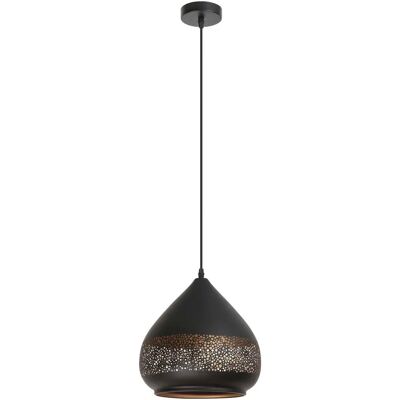 Lampada da soffitto Rabalux 2278KAIA - Nero / Oro - E27 40W Lampada da soffitto Rabalux 2278KAIA - Nero / Oro - E27 40W