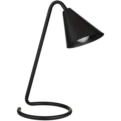 Rabalux Monty Czarna Metalowa Lampka Stołowa - Biuro/Sypialnia Rabalux Monty Czarna Metalowa Lampka Stołowa - Biuro/Sypialnia