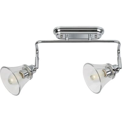 Lámpara de pared RABALUX Antoine metal cromado - baño IP44 Lámpara de pared RABALUX Antoine metal cromado - baño IP44