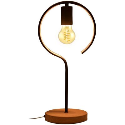 RABALUX - Lampe de Table en Métal Hêtre - Style Industriel - Lampe de Table - Publicité RABALUX - Lampe de Table en Métal Hêtre - Style Industriel - Lampe de Table - Publicité