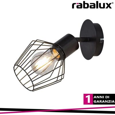 Rabalux Belano Schwarze E27 40W dimmbar Spot Rabalux Belano Schwarze E27 40W dimmbar Spot