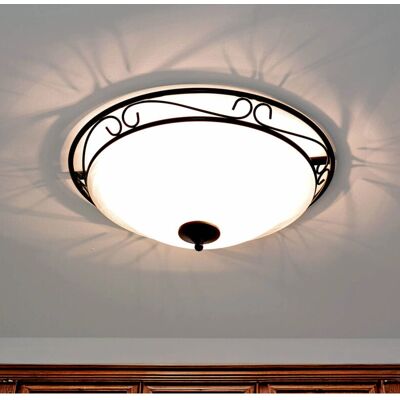 Rabalux Athen Schwarze Deckenleuchte - Innenraum Lampe Rabalux Athen Schwarze Deckenleuchte - Innenraum Lampe