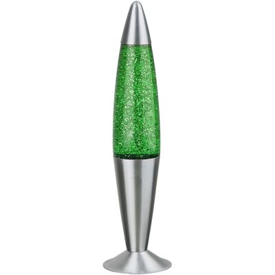 Lampa lawowa Glitter Rabalux - 25W - Zielona/Srebrna - Oświetlenie dekoracyjne Lampa lawowa Glitter Rabalux - 25W - Zielona/Srebrna - Oświetlenie dekoracyjne