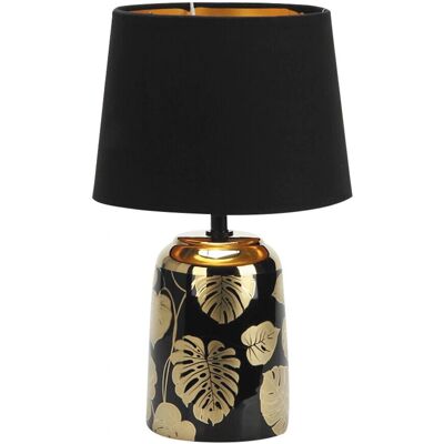 Rabalux Sonal Keramik Tischlampe - E14 40W Schwarz/Gold Rabalux Sonal Keramik Tischlampe - E14 40W Schwarz/Gold