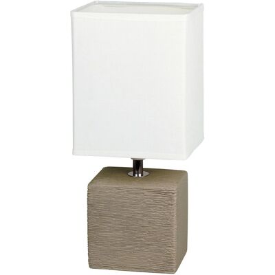 Keramická stolní lampa Rabalux Orlando - LED 40W, Bílá, Hnědá Keramická stolní lampa Rabalux Orlando - LED 40W, Bílá, Hnědá