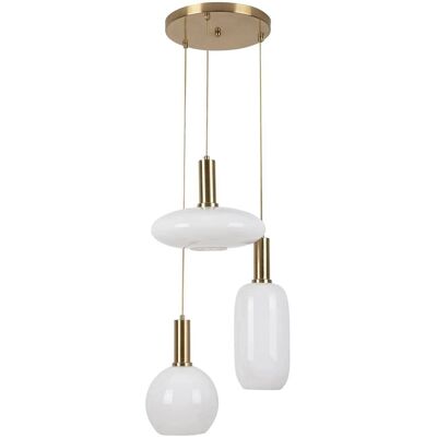 RABALUX Suspension Sinopia Or Opalglass - Lampe suspendue - Publicité RABALUX Suspension Sinopia Or Opalglass - Lampe suspendue - Publicité