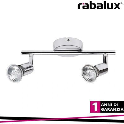 Rabalux Norton Spots encastrés - Chrome 2x50W, IP20 - Publicité Rabalux Norton Spots encastrés - Chrome 2x50W, IP20 - Publicité