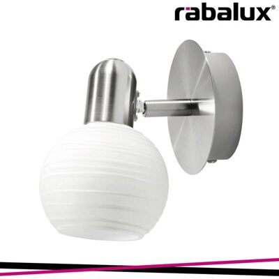 Rabalux Aurel Spot - E14 IP20 cromo / bianco - 19x10x15cm Rabalux Aurel Spot - E14 IP20 cromo / bianco - 19x10x15cm