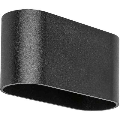 Applique da parete Rabalux Kaunas - G9 Max 10W - Nero Applique da parete Rabalux Kaunas - G9 Max 10W - Nero
