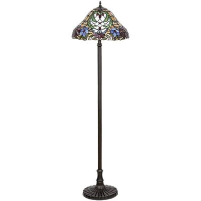 Stojací lampa Rabalux Mirella - Bronzo a Tiffany sklo - Vnitřní/vnější osvětlení Stojací lampa Rabalux Mirella - Bronzo a Tiffany sklo - Vnitřní/vnější osvětlení